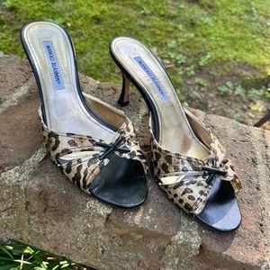 Manolo Blahnik size 38 mules
